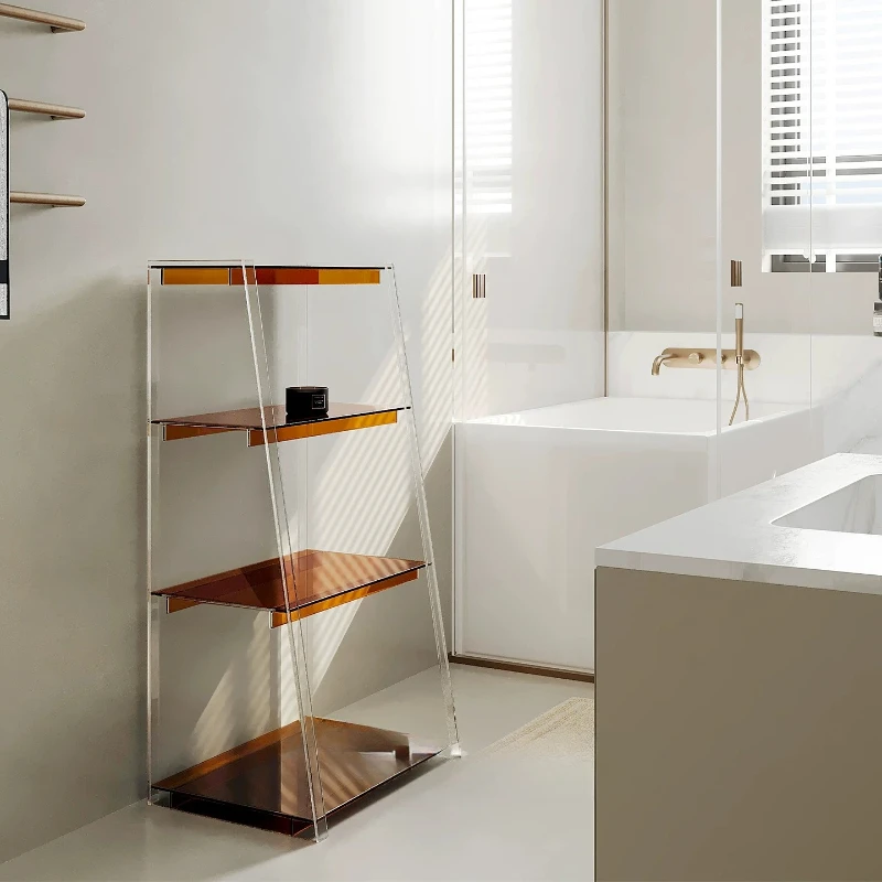 Acrylic shelf toilet bathroom rack floor-to-ceiling multi-layer display
Acrylic shelf toilet bathroom rack floor-to-ceiling multi-layer display