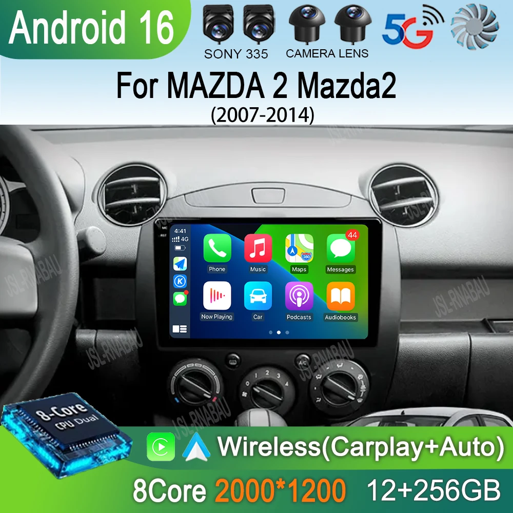 Car Radio Multimedia Player Android 16 For MAZDA 2 Mazda2 2007 2008 2009 2010 2011 2012 2013 2014 GPS Navi 2 Din Autoradio QLED
Car Radio Multimedia Player Android 16 For MAZDA 2 Mazda2 2007 2008 2009 2010 2011 2012 2013 2014 GPS Navi 2 Din Autoradio QLED
