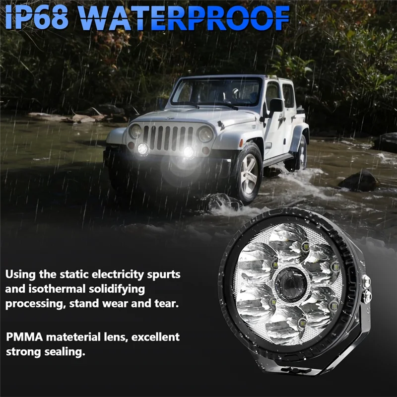 Reliable-5 Inch Car High Bridges Search Light Spotlight LED Bulbs For Off-Road Car Truck Tractor ATV SUV 9-30V Work Light Easy T
Reliable-5 Inch Car High Bridges Search Light Spotlight LED Bulbs For Off-Road Car Truck Tractor ATV SUV 9-30V Work Light Easy T