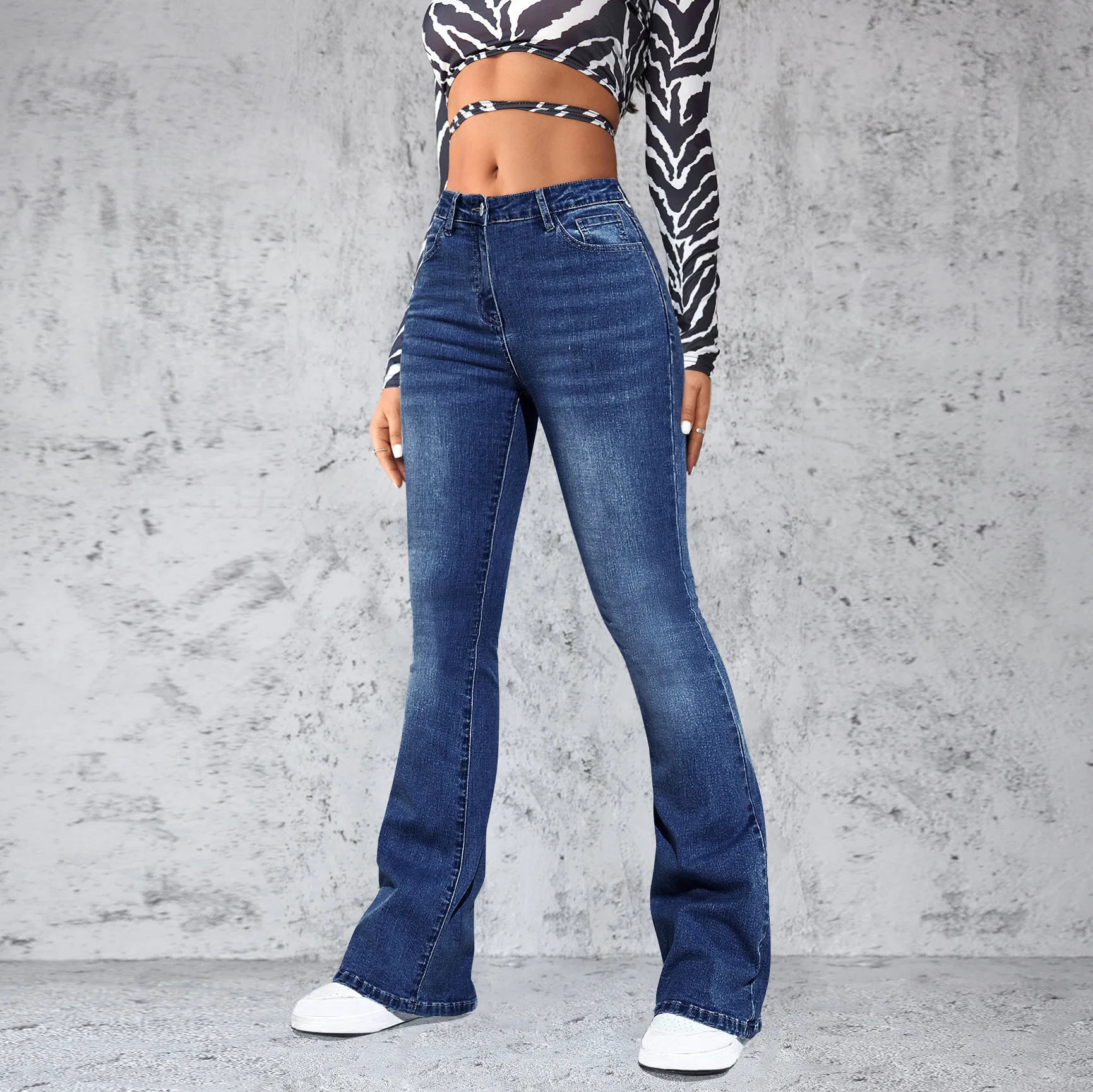High Stretch Boot Cut Jeans for Women Fashion Slim Denim Flare Pants Casual Ladies Women's Slim Fitting Temperament Micro
High Stretch Boot Cut Jeans for Women Fashion Slim Denim Flare Pants Casual Ladies Women's Slim Fitting Temperament Micro