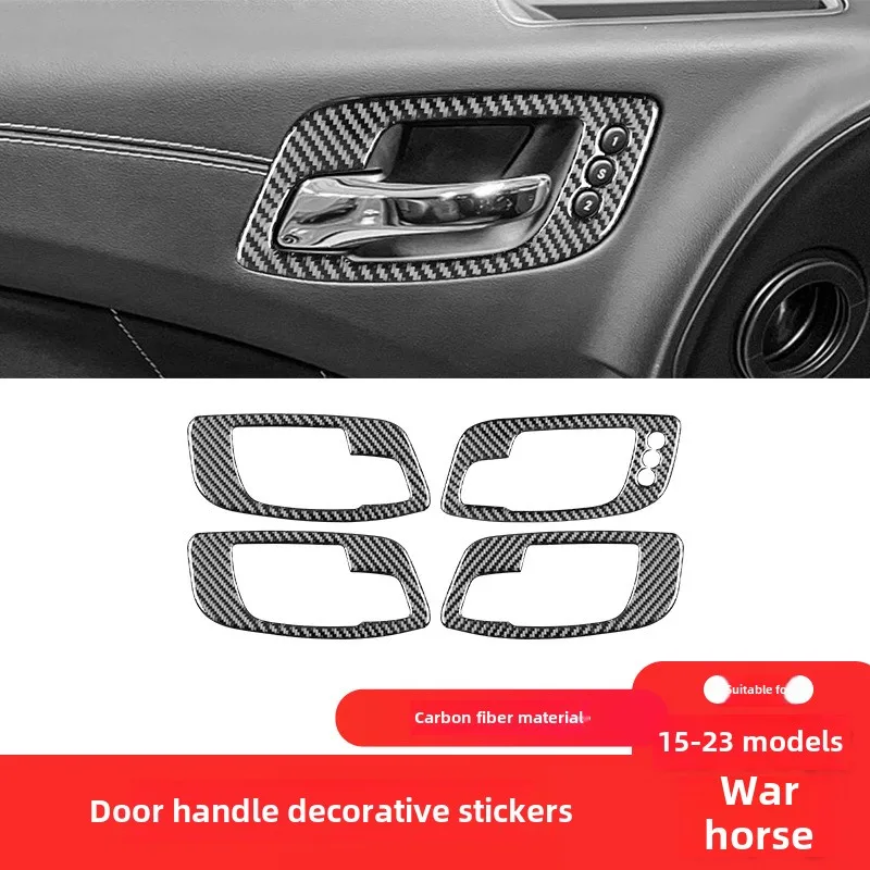 Applicable to Dodge15-23War Horse Carbon Fiber Interior Modification Parts Door Handle Decoration Sticker
Applicable to Dodge15-23War Horse Carbon Fiber Interior Modification Parts Door Handle Decoration Sticker