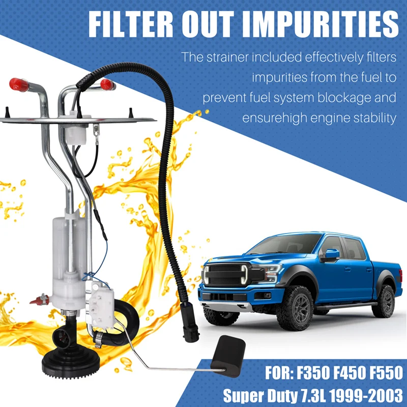 Car Fuel Pump Assembly F81Z9275DA F81Z9275DB For Ford F350 F450 F550 Super Duty 7.3L 1999-2003 Fuel Pump
Car Fuel Pump Assembly F81Z9275DA F81Z9275DB For Ford F350 F450 F550 Super Duty 7.3L 1999-2003 Fuel Pump