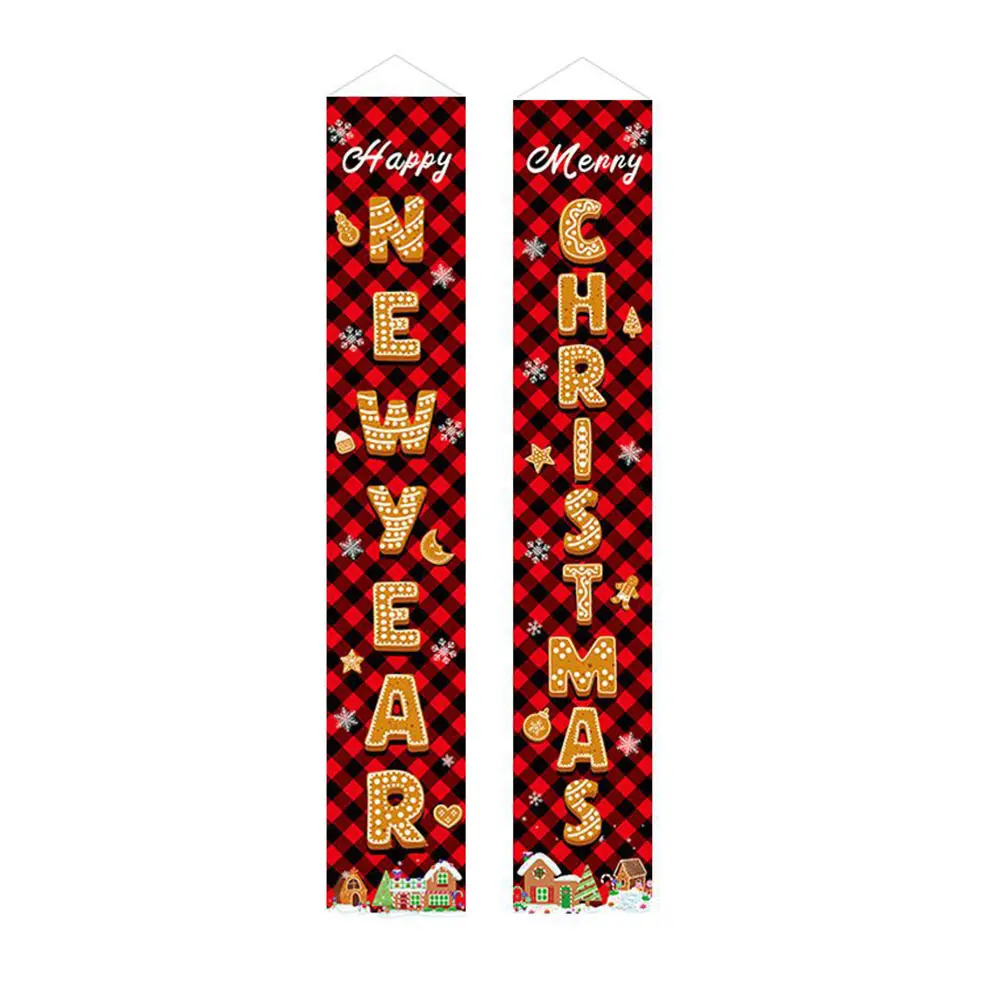 1 Pair Christmas Door Banner Hanging Couplet For Home Party Porch Wall Decoration Xmas Door Decor Holiday Ornament
1 Pair Christmas Door Banner Hanging Couplet For Home Party Porch Wall Decoration Xmas Door Decor Holiday Ornament