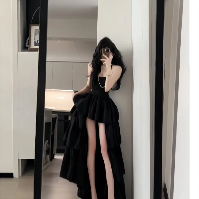 This is a large-sized pure strapless puffy dress for micro banquet and birthday
This is a large-sized pure strapless puffy dress for micro banquet and birthday