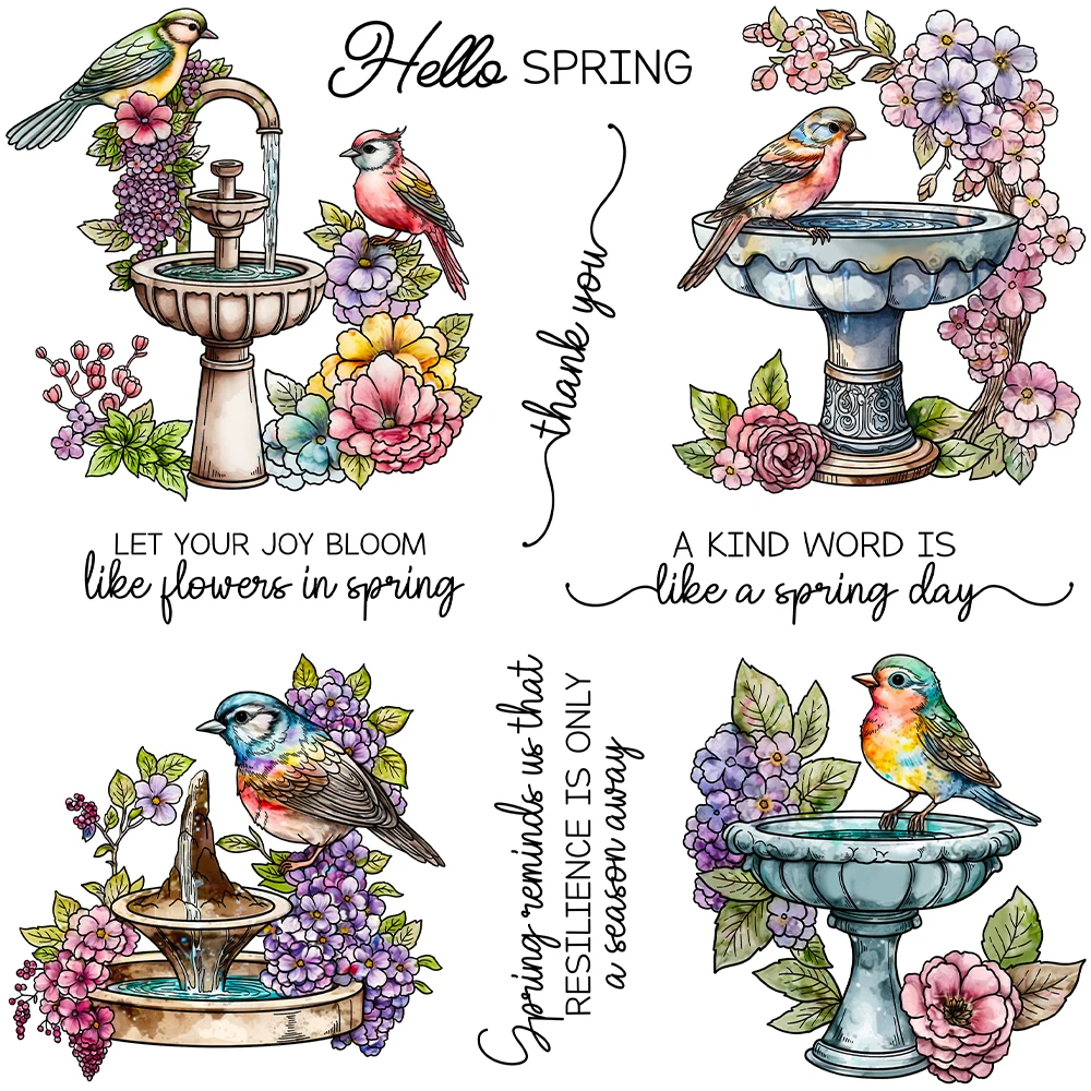 Mangocraft European Style Garden And Birds Clear Stamps DIY Scrapbooking Supplies Silicone Stamp For Card Making Album Decor
Mangocraft European Style Garden And Birds Clear Stamps DIY Scrapbooking Supplies Silicone Stamp For Card Making Album Decor