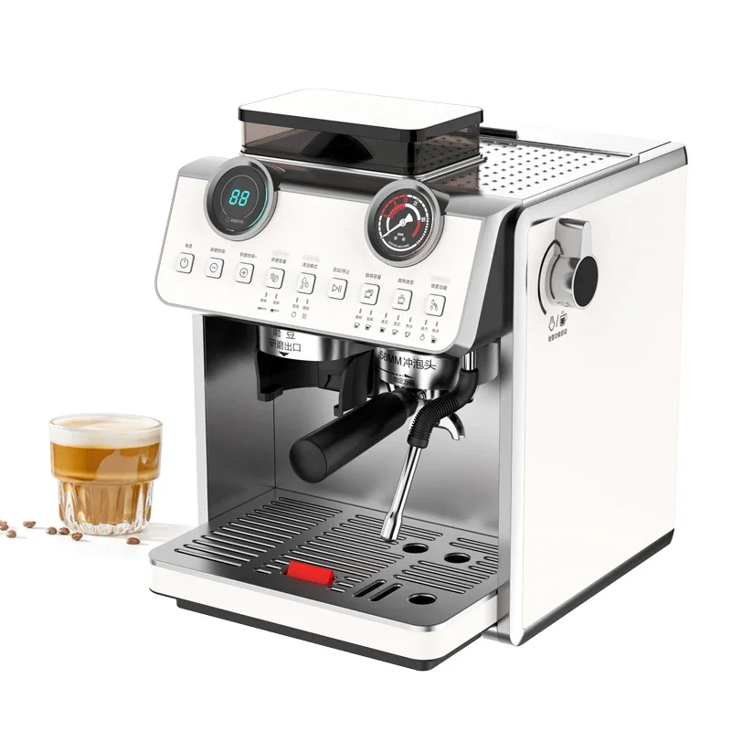 CAFELFFE Source Factory Semi-automatic 20 Bars Brew System Double Boiler Multi-functional Espresso Coffee Machine with Grinder
CAFELFFE Source Factory Semi-automatic 20 Bars Brew System Double Boiler Multi-functional Espresso Coffee Machine with Grinder