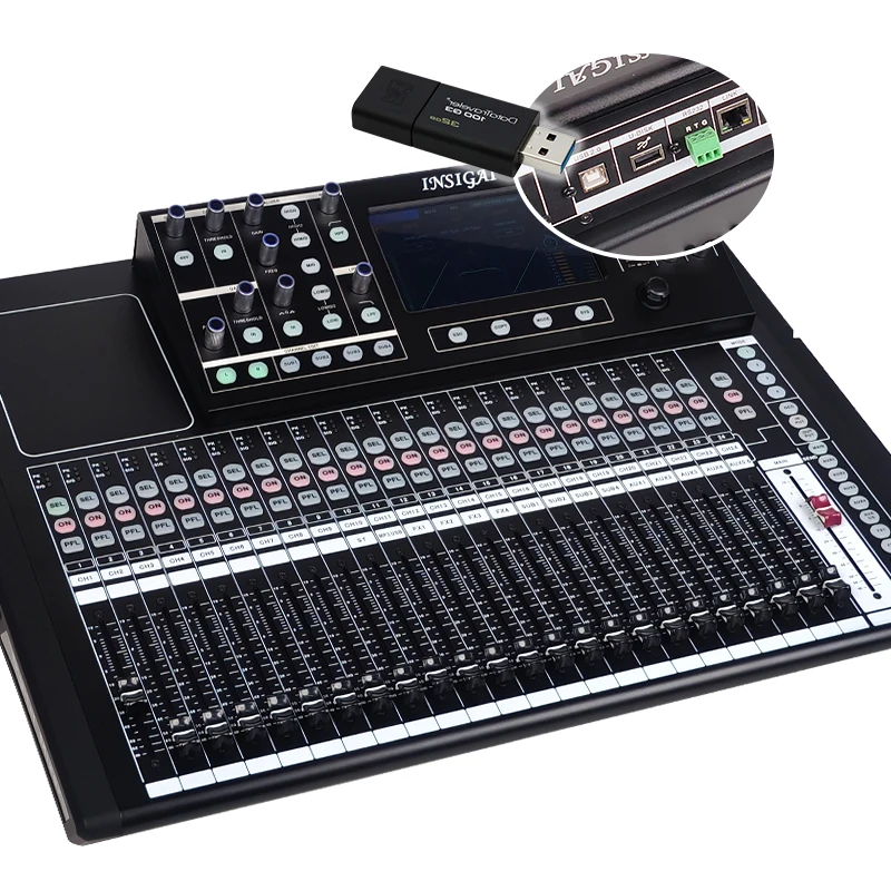 Digital Mixer Console Sound daw Controller 16 24 32 Channel Professional bluetooth Digital Audio Mixer Console
Digital Mixer Console Sound daw Controller 16 24 32 Channel Professional bluetooth Digital Audio Mixer Console