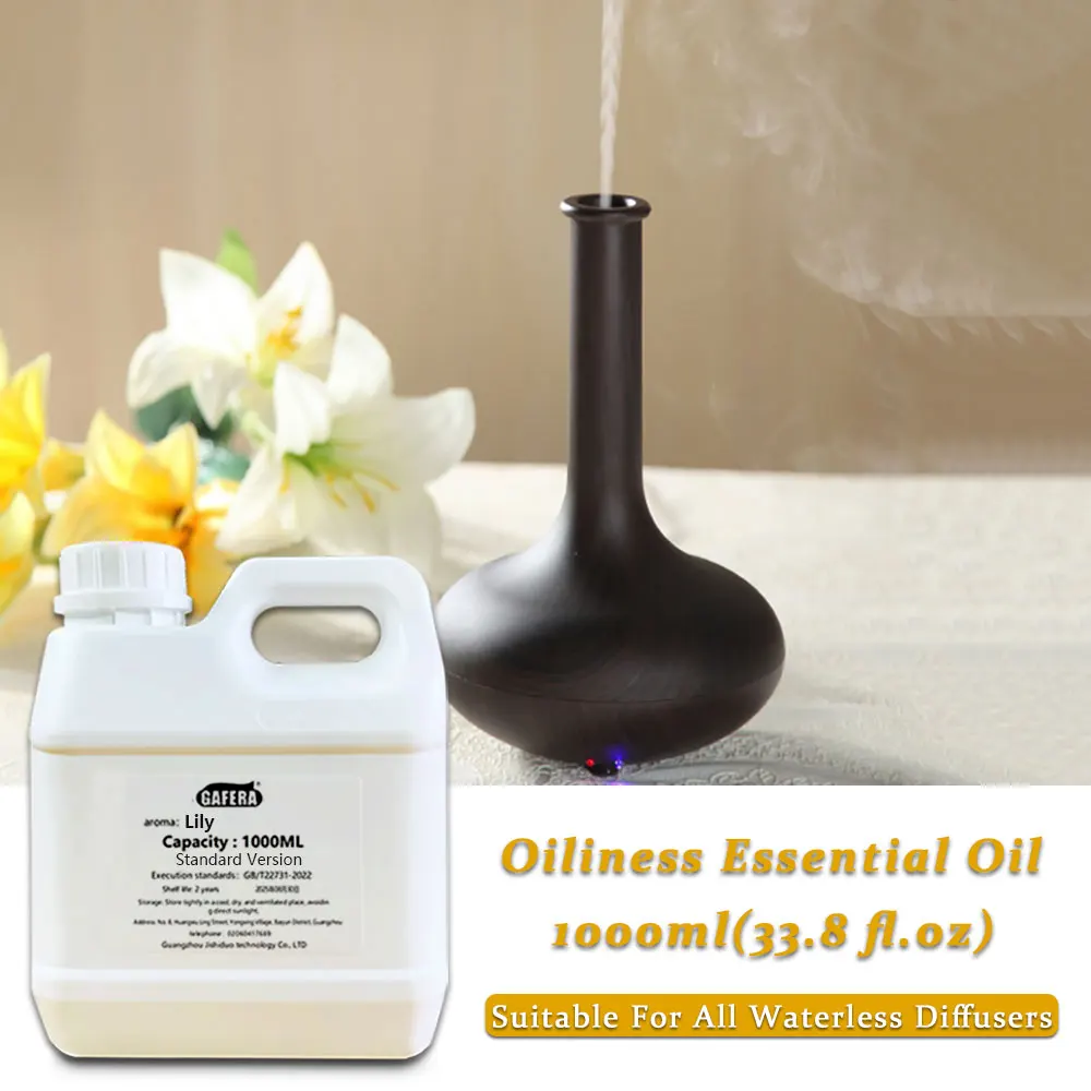 GAFERA 1000ml(33.8 fl.oz) Floral Fragrance Series Essential Oil, For All Waterless Diffuser, Diffuser Replenish Aromatherapy Oil
GAFERA 1000ml(33.8 fl.oz) Floral Fragrance Series Essential Oil, For All Waterless Diffuser, Diffuser Replenish Aromatherapy Oil