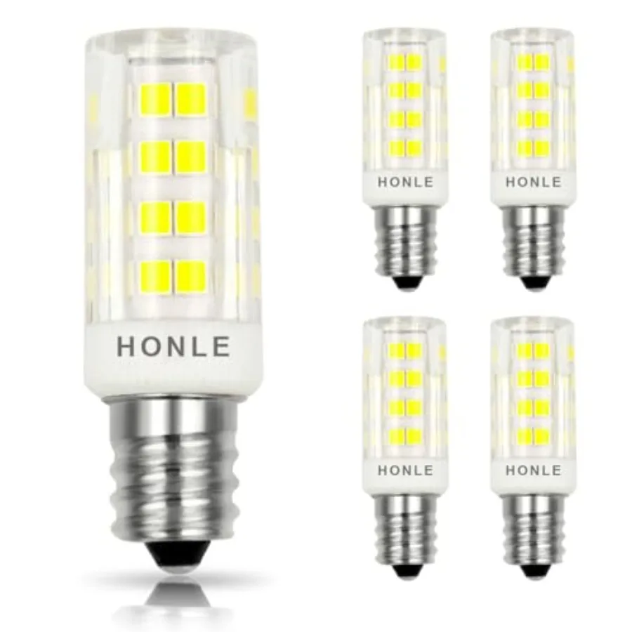 E12 LED Light Bulbs 3W Equivalent 30W Halogen Bulb 6000K T3 T4 Edison Screw Candle Base Mini Non-Dimmable AC110-120V for Ceilin
E12 LED Light Bulbs 3W Equivalent 30W Halogen Bulb 6000K T3 T4 Edison Screw Candle Base Mini Non-Dimmable AC110-120V for Ceilin
