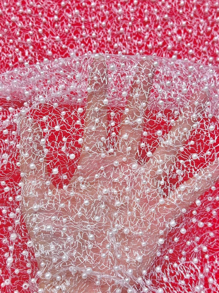 2026 Africa Groom Beaded Lace Fabric 5 Yards High Quality French Sequin Lace Fabric for Bridal Wedding Evening Dress Sewing
2026 Africa Groom Beaded Lace Fabric 5 Yards High Quality French Sequin Lace Fabric for Bridal Wedding Evening Dress Sewing