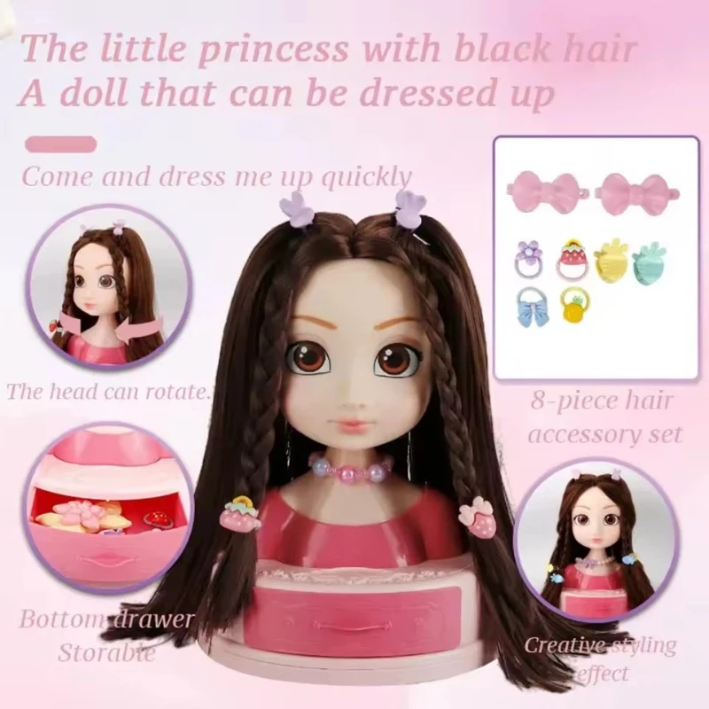In Stock Doll Head For Hair Styling Makeup Play House Fashion Princess Dress Up Practice Hairpins Curling Iron Diy Tools
In Stock Doll Head For Hair Styling Makeup Play House Fashion Princess Dress Up Practice Hairpins Curling Iron Diy Tools