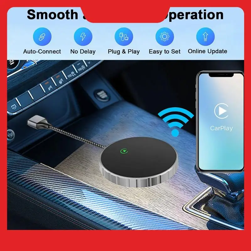 Беспроводной адаптер Carplay Беспроводной адаптер Carplay Обновление Plug & Play Преобразовает проводной в беспроводной Carplay Dongle для автомобиля
Беспроводной адаптер Carplay Беспроводной адаптер Carplay Обновление Plug & Play Преобразовает проводной в беспроводной Carplay Dongle для автомобиля
