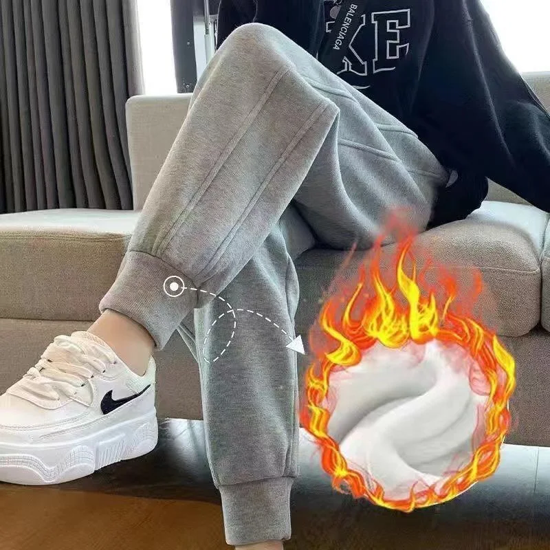 Thickened Women's With Fleece, New Loose Fit Joggers For Petite Women, Casual Sweatpants
Thickened Women's With Fleece, New Loose Fit Joggers For Petite Women, Casual Sweatpants