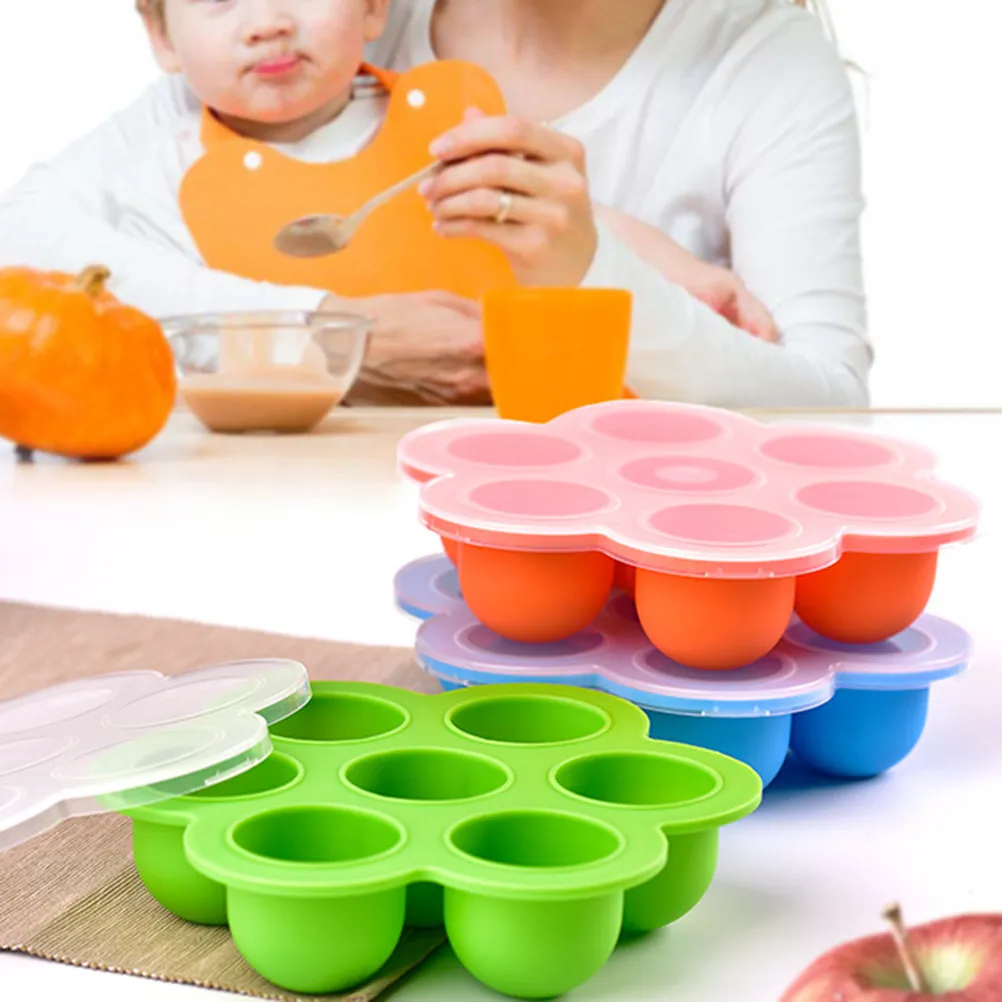 7-Cavity Baby Food Storage Tray Freezer Safe Microwave Oven Baking Container with Lid Food-Grade Silicone Fresh Keeping
7-Cavity Baby Food Storage Tray Freezer Safe Microwave Oven Baking Container with Lid Food-Grade Silicone Fresh Keeping