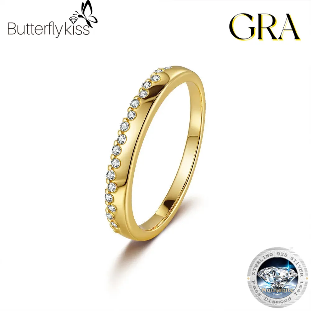 Кольца Butterflykiss из стерлингового серебра 925 пробы для женщин, обручальное кольцо с муассанитом, полная вечность, обручальное кольцо, ювелирные изделия
Кольца Butterflykiss из стерлингового серебра 925 пробы для женщин, обручальное кольцо с муассанитом, полная вечность, обручальное кольцо, ювелирные изделия