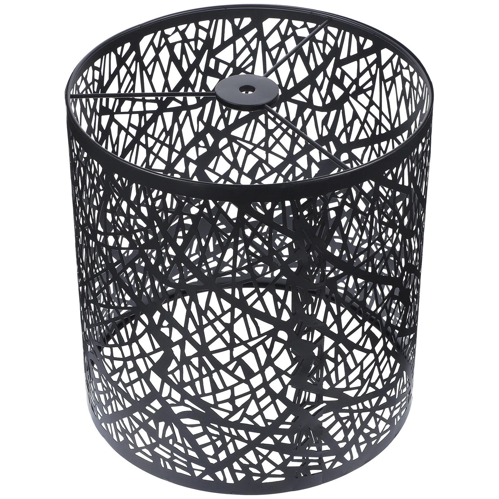 Wrought Iron Lampshade Black Large Table Shades Hollow Carving Modern Bedroom Living Study Office Metal Lighting Accessories
Wrought Iron Lampshade Black Large Table Shades Hollow Carving Modern Bedroom Living Study Office Metal Lighting Accessories