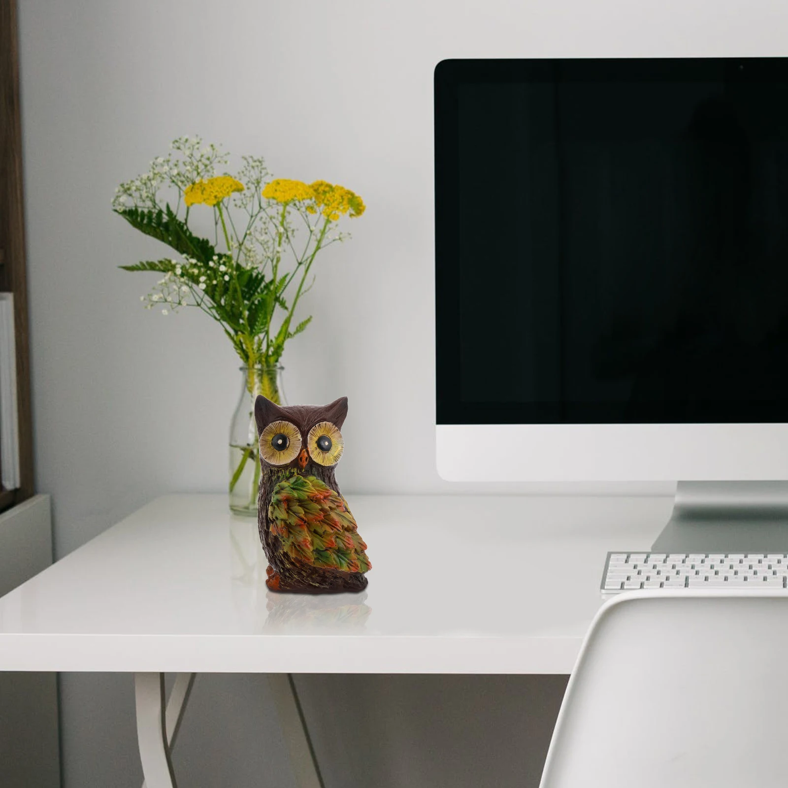 Owl Figurine Resin Mini Statue Home Decor Fake Owl Desktop Ornaments Garden Accessories Creative Design Craftsmanship
Owl Figurine Resin Mini Statue Home Decor Fake Owl Desktop Ornaments Garden Accessories Creative Design Craftsmanship