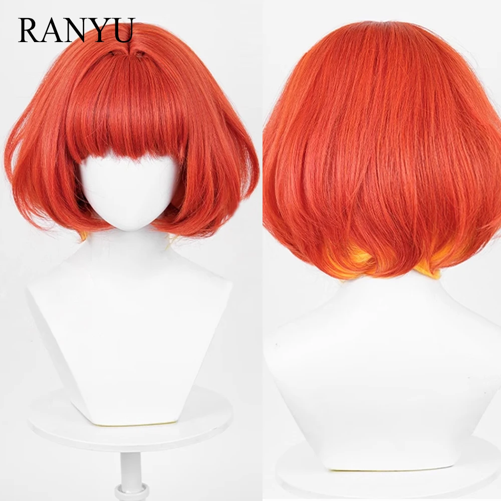 Honkai Star Rail Tribios Wig Synthetic Short Straight Orange Red Highlights Game Cosplay Heat Resistant Wig for Daily Party
Honkai Star Rail Tribios Wig Synthetic Short Straight Orange Red Highlights Game Cosplay Heat Resistant Wig for Daily Party