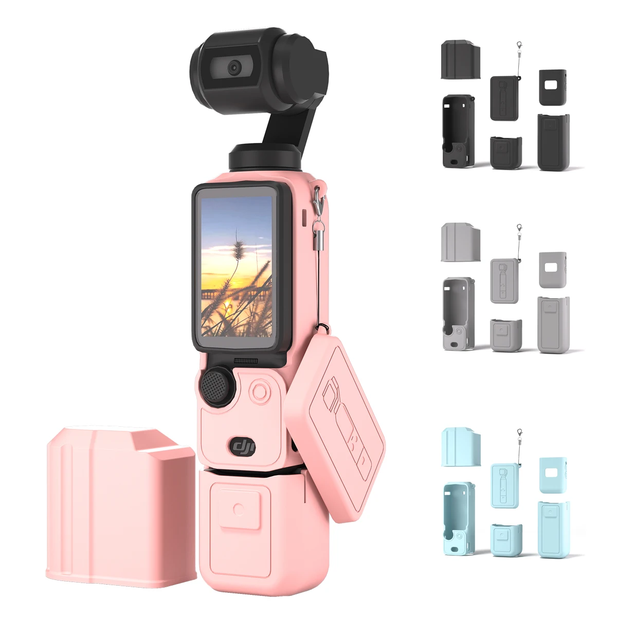 Силиконовый чехол для DJI OSMO Pocket 3 и аксессуары. Универсальная защита. Сплошной цвет. Розовый. Черный. Серый Синий.
Силиконовый чехол для DJI OSMO Pocket 3 и аксессуары. Универсальная защита. Сплошной цвет. Розовый. Черный. Серый Синий.
