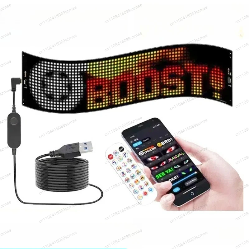 Full Color Pixel Flexible Display Screen LED Ambient Light Soft Panel for Car Rear Window Bedroom Party Festival Home Wall Decor
Full Color Pixel Flexible Display Screen LED Ambient Light Soft Panel for Car Rear Window Bedroom Party Festival Home Wall Decor