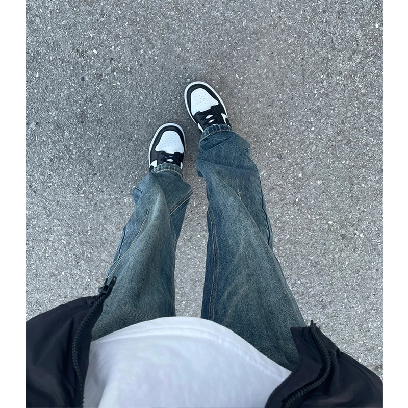 Cleanfit Deep Blue Men's Jeans Straight Leg Slim Fit American High Street Sle Trendy Brand OOTD Youthful Casual Denim
Cleanfit Deep Blue Men's Jeans Straight Leg Slim Fit American High Street Sle Trendy Brand OOTD Youthful Casual Denim