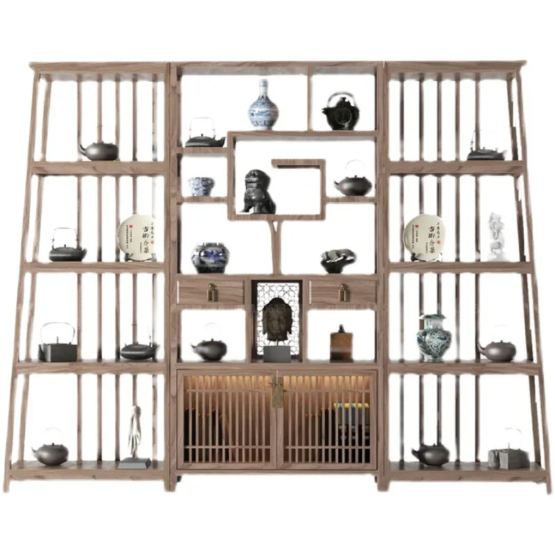 New Chinese Style Hotel Zen Designer Bookcase Decorative Shelf Club Teahouse Bo
New Chinese Style Hotel Zen Designer Bookcase Decorative Shelf Club Teahouse Bo