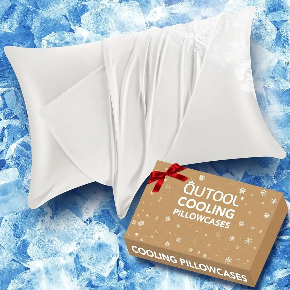 Cases For Hot Sleepers&Night Sweats, Ice Cool Pillowcases King Size Set Of 2 For Hair Skin, Soft And Silky Luxury Cover With
Cases For Hot Sleepers&Night Sweats, Ice Cool Pillowcases King Size Set Of 2 For Hair Skin, Soft And Silky Luxury Cover With