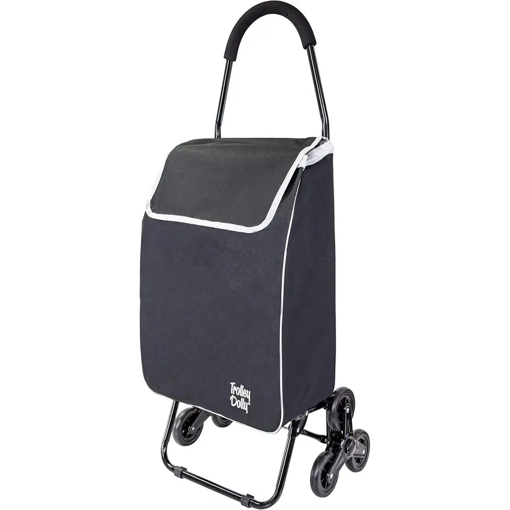 Multi-Purpose Rolling Grocery Cart with Removable Bag, Hand Truck Function, and Stair Climbing Wheels, Black
Multi-Purpose Rolling Grocery Cart with Removable Bag, Hand Truck Function, and Stair Climbing Wheels, Black