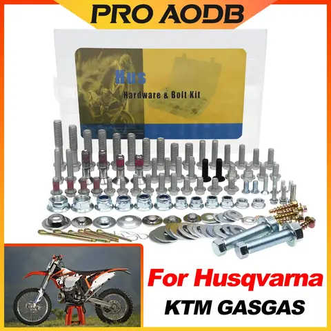 Para Husqvarna FC FE FS TC TE TX TEi TXi 250 300 350 450 501 Hardware tornillo perno plástico completo reparación de sujetadores Kit de reparación de rescate