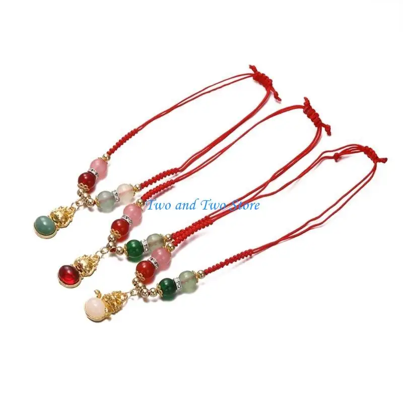 HX6F Year Animal Bracelet Handcrafted Beaded Chinese Wrist Jewelry Woven Rope Bangle
HX6F Year Animal Bracelet Handcrafted Beaded Chinese Wrist Jewelry Woven Rope Bangle