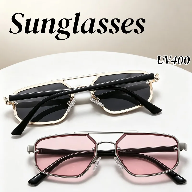 Fashionable Polygonal-Frame Sunglasses Outdoors Sunscreen UV400 Eyeglasses Trendy Retro Personalized Sunshade Glasses Women Men
Fashionable Polygonal-Frame Sunglasses Outdoors Sunscreen UV400 Eyeglasses Trendy Retro Personalized Sunshade Glasses Women Men