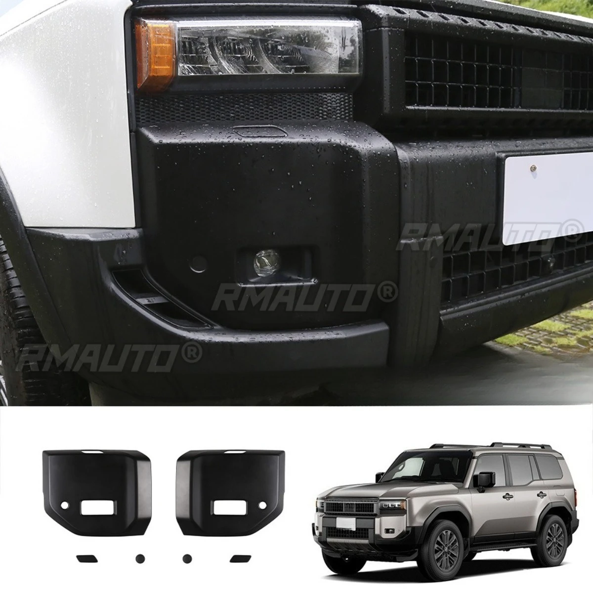 For Toyota Prado LC250 2024+ Right-Hand Drive Version Front Fog Light Anti Scraper Exterior Modification Fog Lamp Bezel Body Kit
For Toyota Prado LC250 2024+ Right-Hand Drive Version Front Fog Light Anti Scraper Exterior Modification Fog Lamp Bezel Body Kit