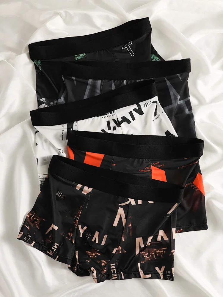 5PCS ice silk style cool and comfortable men's underwear, fashionable and trendy sporty elastic men's briefs
5PCS ice silk style cool and comfortable men's underwear, fashionable and trendy sporty elastic men's briefs