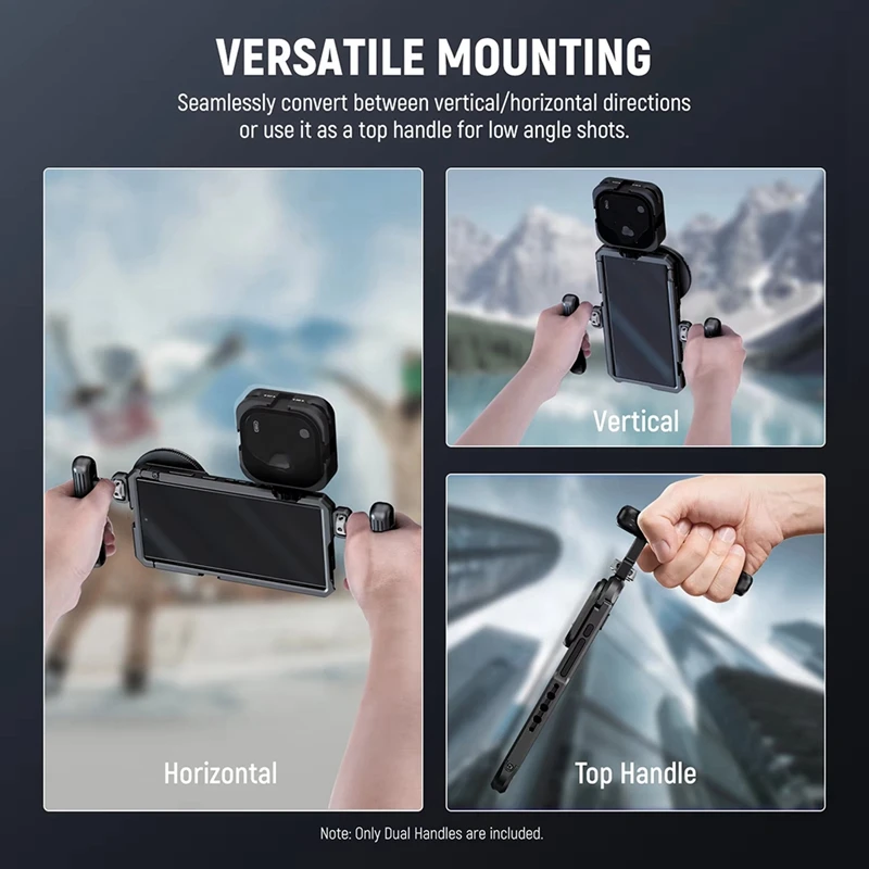 2 упаковки, вращающаяся боковая ручка/верхняя ручка для видеооборудования смартфона, алюминий 1/4 дюйма
2 упаковки, вращающаяся боковая ручка/верхняя ручка для видеооборудования смартфона, алюминий 1/4 дюйма