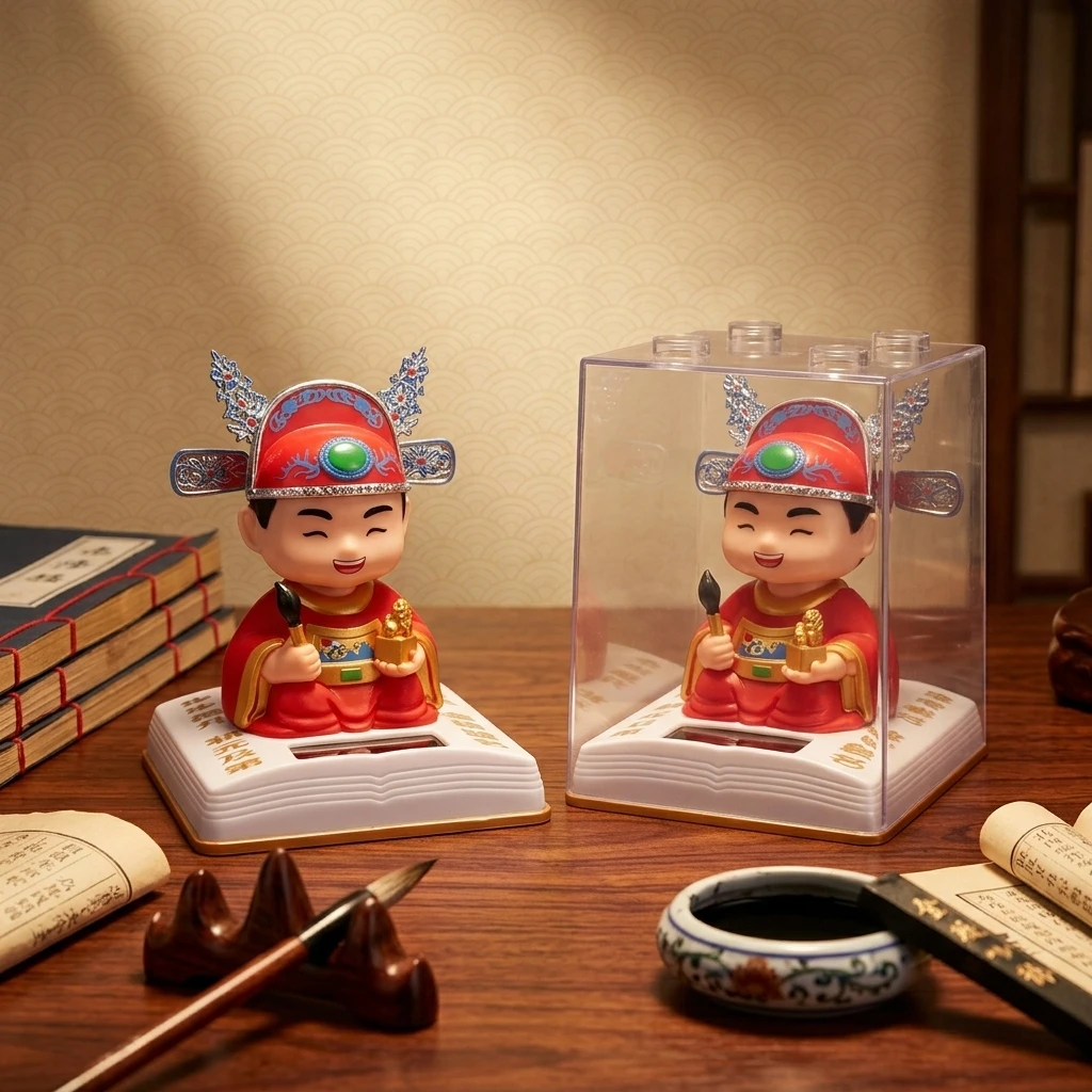 Solar Powered Nodding Scholar Figurine Desk Decor Automatic Motion Silent Office Study Gift For Students Success Symbol
Solar Powered Nodding Scholar Figurine Desk Decor Automatic Motion Silent Office Study Gift For Students Success Symbol