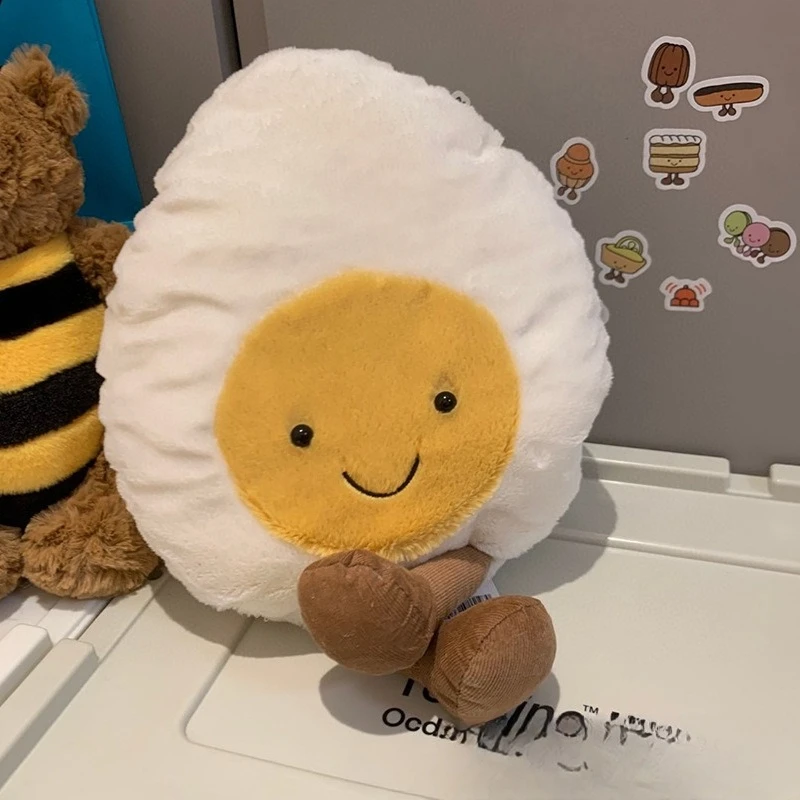 Jellycat с бирками, новое забавное вареное яйцо, жареная милая плюшевая кукла, успокаивающая кукла-компаньон, праздничный подарок, мягкая игрушка, украшение комнаты
Jellycat с бирками, новое забавное вареное яйцо, жареная милая плюшевая кукла, успокаивающая кукла-компаньон, праздничный подарок, мягкая игрушка, украшение комнаты