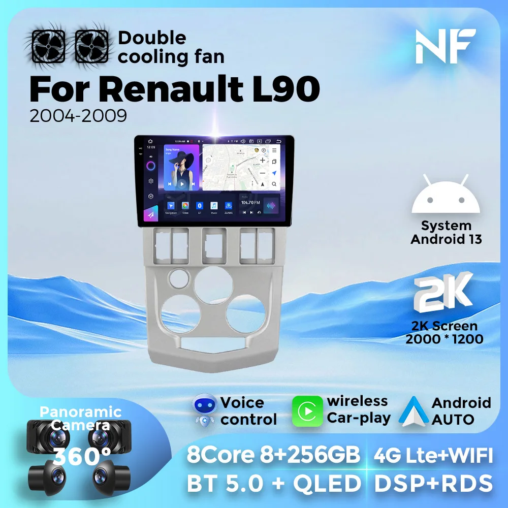 9-дюймовый Android 13 автомобильный радиоприемник для Renault Logan 1 L90 2004-2009 мультимедийный стерео монитор для BT 4G WIFI GPS беспроводной Carplay авто
9-дюймовый Android 13 автомобильный радиоприемник для Renault Logan 1 L90 2004-2009 мультимедийный стерео монитор для BT 4G WIFI GPS беспроводной Carplay авто