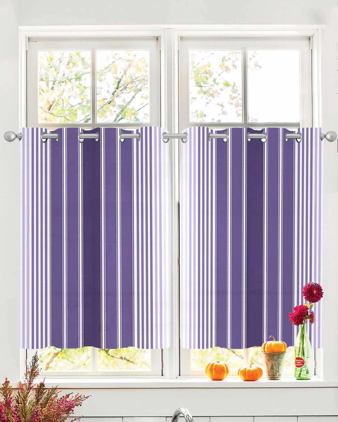 Minimalist Purple Stripe Farm Sheer Curtains For Living Room Window Transparent Voile Tulle Curtain Cortinas Drapes Home Decor
Minimalist Purple Stripe Farm Sheer Curtains For Living Room Window Transparent Voile Tulle Curtain Cortinas Drapes Home Decor