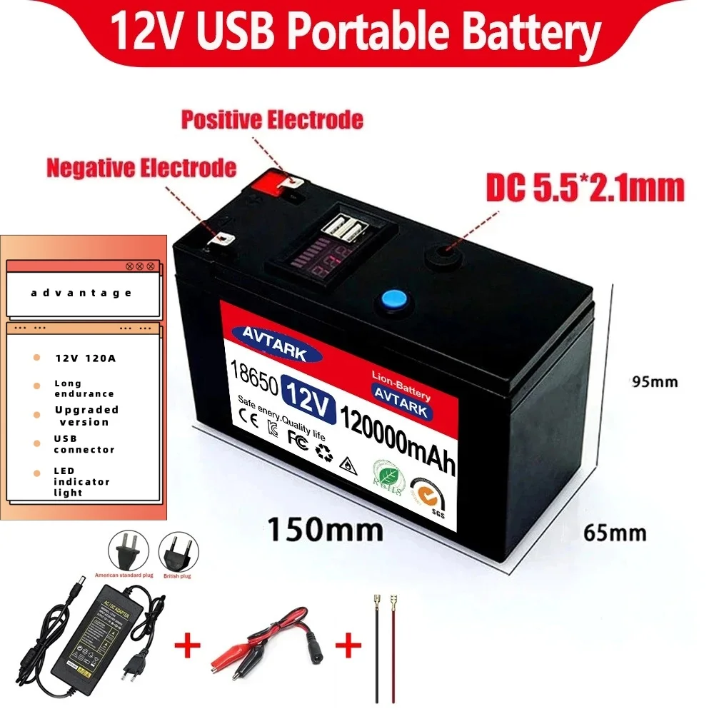 Superior Quality 12V Battery Pack for Solar Energy and Electric Vehicle with USB Interface and Long Endurance
Superior Quality 12V Battery Pack for Solar Energy and Electric Vehicle with USB Interface and Long Endurance