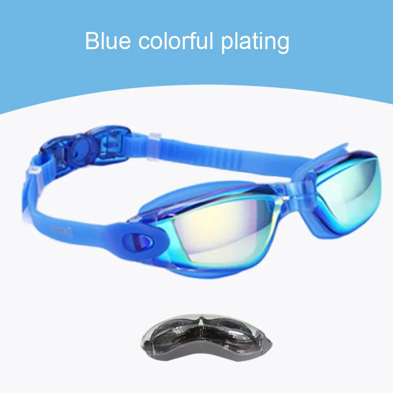 Dazzling goggles HD goggles Adult anti-fog electroplating swimming glasses silicone waterproof swimming goggles for men and wome
Dazzling goggles HD goggles Adult anti-fog electroplating swimming glasses silicone waterproof swimming goggles for men and wome