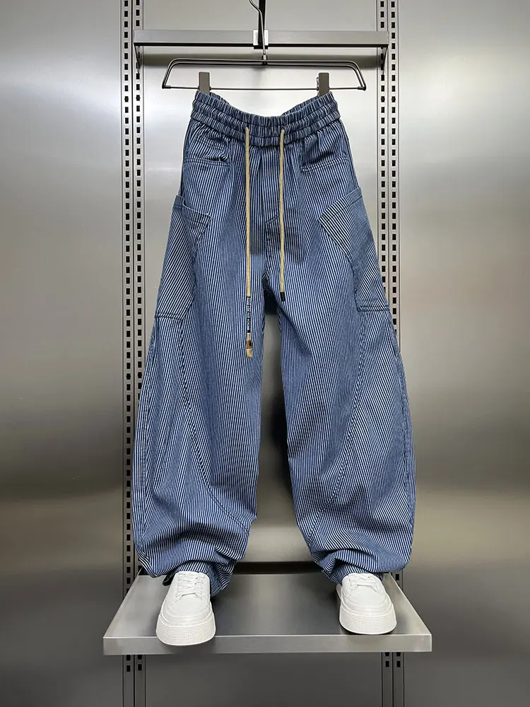 Мужские повседневные брюки в полоску, осенние новые брюки Sle Haome, свободные прямые джинсы Harlan большого размера, повседневная одежда
Мужские повседневные брюки в полоску, осенние новые брюки Sle Haome, свободные прямые джинсы Harlan большого размера, повседневная одежда