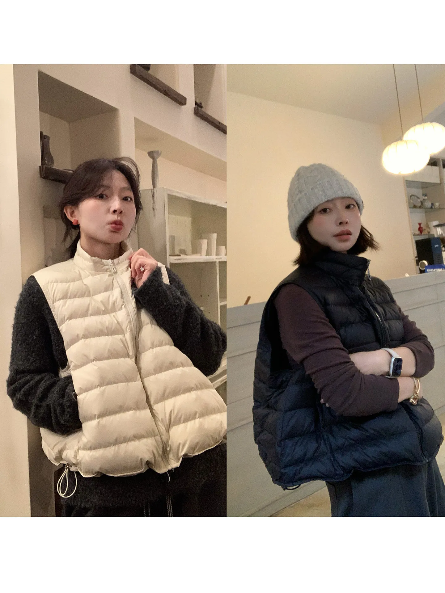 Lightweight Warm Loose Du down Vest Svel Stand Collar Vest Women's Commute Sle Regular Length Zipper Closure Pure C...
Lightweight Warm Loose Du down Vest Svel Stand Collar Vest Women's Commute Sle Regular Length Zipper Closure Pure C...