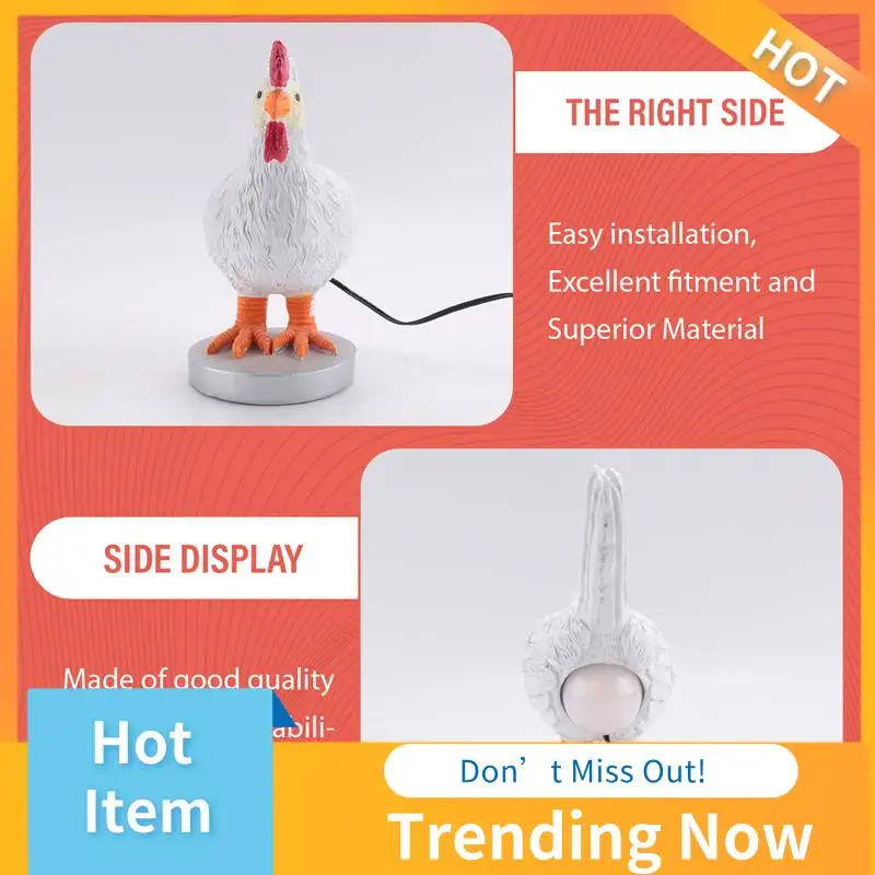 Chicken Egg Lamp,3D Chicken Table Lamp, Lifelike LED Egg Lamp, Resin Chicken Egg Night Light With USB (Chicken Egg Lamp) Durable
Chicken Egg Lamp,3D Chicken Table Lamp, Lifelike LED Egg Lamp, Resin Chicken Egg Night Light With USB (Chicken Egg Lamp) Durable
