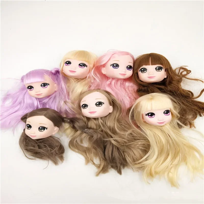 Оригинальный аксессуар для головы куклы Samjin 1/6, большие глаза, азиатская девушка, принцесса для Дженниэ, кукла BJD, сделай сам, фигурка, модель, детский подарок, детская игрушка 
Оригинальный аксессуар для головы куклы Samjin 1/6, большие глаза, азиатская девушка, принцесса для Дженниэ, кукла BJD, сделай сам, фигурка, модель, детский подарок, детская игрушка