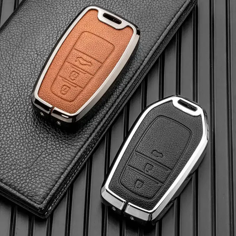 Leather Metal Key Case Cover For Toyota Prius Camry Corolla CHR RAV4 Land Cruiser Prado Highlander Holder Keychain Accessories
Leather Metal Key Case Cover For Toyota Prius Camry Corolla CHR RAV4 Land Cruiser Prado Highlander Holder Keychain Accessories