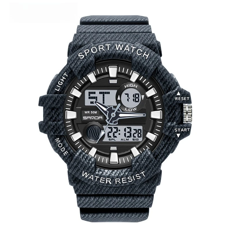 SANDA outdoor multi-functional boys waterproof and shockproof sports boys and girls electronic watch
SANDA outdoor multi-functional boys waterproof and shockproof sports boys and girls electronic watch