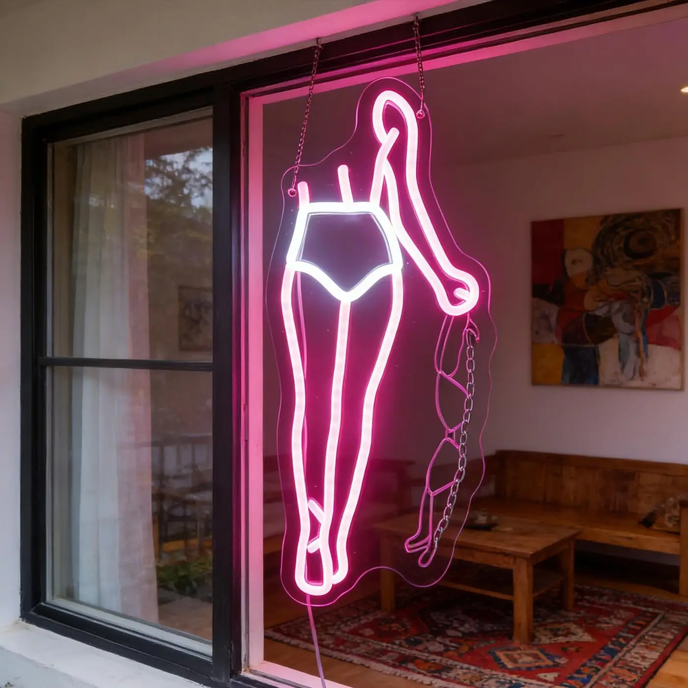 Sexy Lady Neon Sign Wall Light, LED Art Decor for Bathroom Boudoir Spa Bedroom, Dimmable Neon Lamp, Perfect Intimate Mood Gift
Sexy Lady Neon Sign Wall Light, LED Art Decor for Bathroom Boudoir Spa Bedroom, Dimmable Neon Lamp, Perfect Intimate Mood Gift