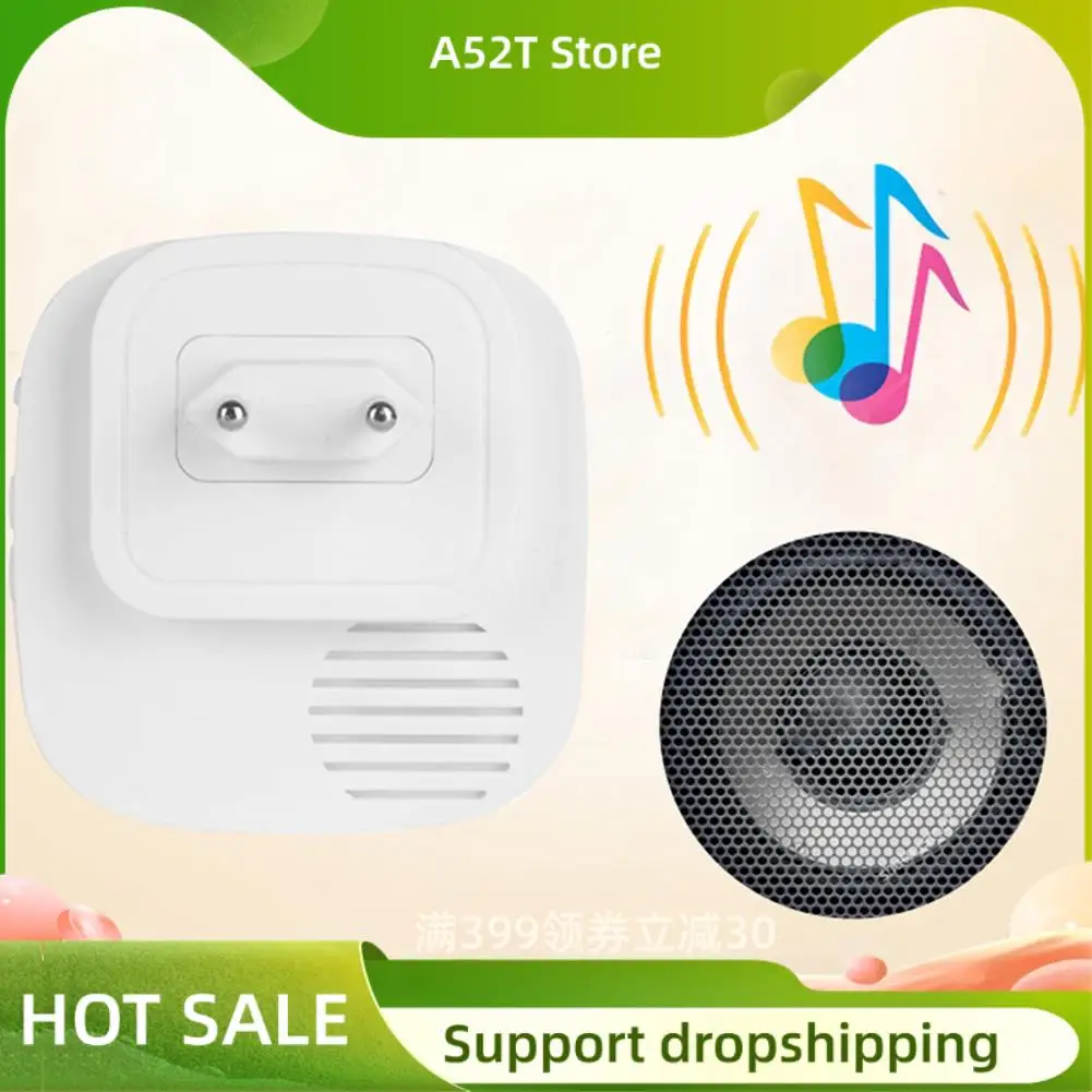 A52T Wireless Doorbell PIR Infrared Sensor Motion Detector Entry Door Bell Alarm With Receiver & Transmitter EU Plug
A52T Wireless Doorbell PIR Infrared Sensor Motion Detector Entry Door Bell Alarm With Receiver & Transmitter EU Plug