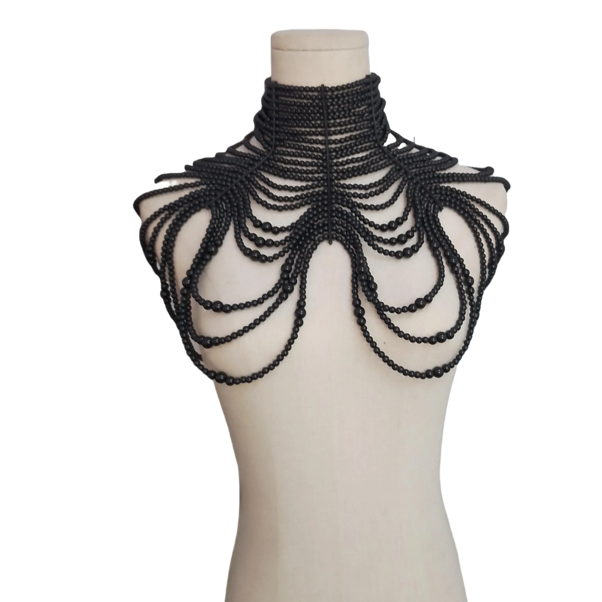Pearl Body chain Hand-woven body chain Pearl shawl fashion Bra performance clothing accessories wear Body jewelry
Pearl Body chain Hand-woven body chain Pearl shawl fashion Bra performance clothing accessories wear Body jewelry