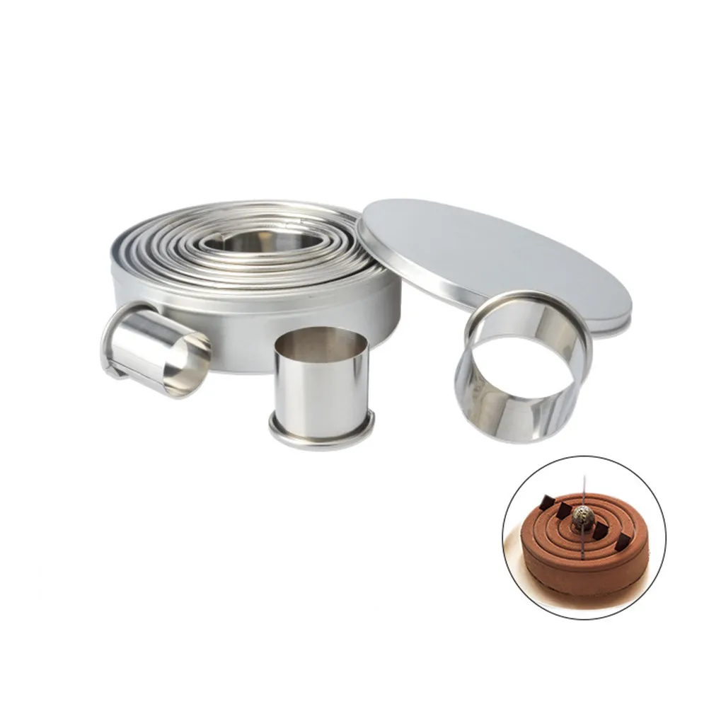 12Pcs Stainless Steel Mousse Cake Rings Set Professional Baking Tool for Dessert Making Easy Release Non Deformable Heavy Duty
12Pcs Stainless Steel Mousse Cake Rings Set Professional Baking Tool for Dessert Making Easy Release Non Deformable Heavy Duty